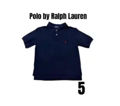 【ポロバイラルフローレン】半袖ポロシャツ　定番ネイビー　キッズ　5歳　115cm