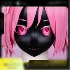 悪魔風 黒キグルミヘッド ファン付き 表情交換式のサムネイル