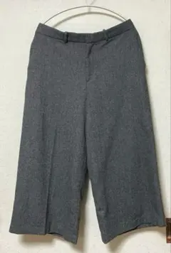 UNIQLO ヘリンボーン ガウチョパンツ 76