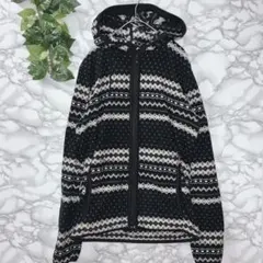 UNIQLO マイクロフリースジャケット L ブラック ユニクロ