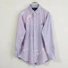❤ ラルフローレン オックスフォード ボタンダウン（ブリーチリメイク加工) ❤