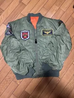 マツダ　フライトジャケット　LL　新品未使用　レア　ジャケット レザージャケットの決定版「A-2 」・茶芯馬革フライトジャケット