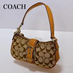 COACH コーチ シグネチャー柄 レザー ソーホー ハンドバッグ 鞄 BAG