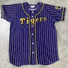 阪神タイガース♪メッシュベースボールシャツ　パープルLサイズ