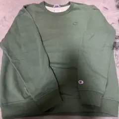 Champion オリーブグリーン スウェットシャツ L