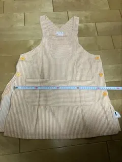 ストライプ柄 キッズエプロン 130cmのサムネイル