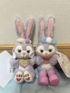 ダンシングスノーフレークス　ステラルー　ぬいぐるみバッジ　ぬいぐるみバッチ TDS ダンシングスノーフレークス ステラルー ぬいぐるみバッジ