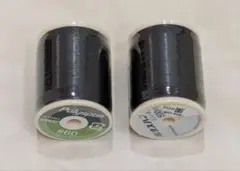 A1391 家庭用ミシン糸 黒色 2個セット