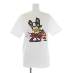 ICON/dogロゴプリント付Tシャツ