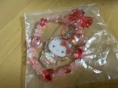 サンリオ　きらきらビーズチャーム　ハローキティ