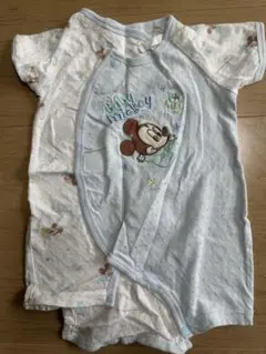 ミッキー　ロンパース　60〜70cm