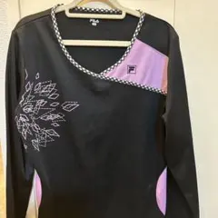 FILA 長袖Tシャツ L ブラック/ピンクのサムネイル