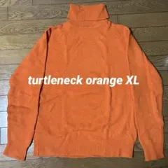 OLD GU turtleneck orange XL