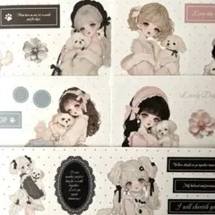 ［K374］teatime.様 素材シート コラージュシート
