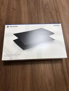 PS5用カバー ディスクドライブ版ミッドナイト ブラック 純正品のサムネイル