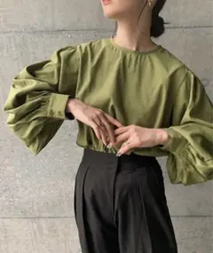 SELECTMOCA by son ボリュームスリーブブラウス