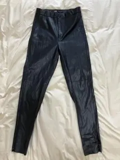 ZARA レザーパンツ S