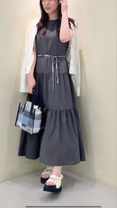 BLUE LABEL CRESTBRIDGE モックロディーシルケットワンピース - メルカリ