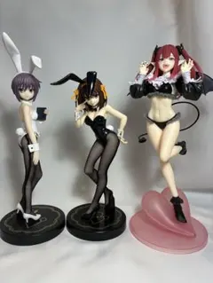 ハルヒ　長門　海夢　プライズフィギュア3体セット