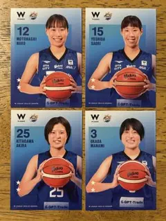 Wリーグ トレーディングカード 東京羽田 4枚セット