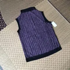 ハイネック ノースリーブ ニット