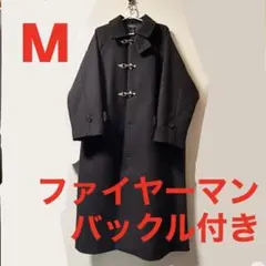 CLEL テックメルトンルーズステンカラーコート ファイヤーマンバックル付のサムネイル