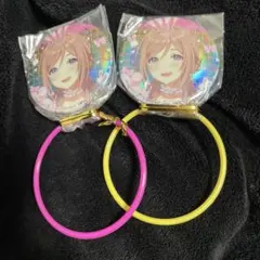 GIGO限定　学マス　オーロラ箔押し缶バッジ　姫崎莉波　2点セット