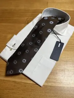 新品2.2万 フランコバッシ 総柄 ブラウン　FRANCO BASSI 未使用 新品2.2万 フランコバッシ 総柄 ブラウン FRANCO BASSI 未使用 - メルカリ
