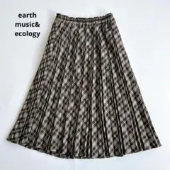 チェックスカート プリーツ