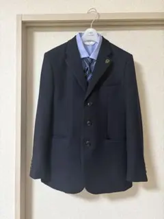 ネイビー スーツ　 ネクタイ付き
