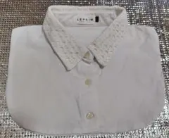 LEPSIM ホワイト つけ襟 フリーサイズ