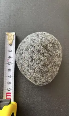 토카치 스톤 블랙 라운드 스톤 약 6cm