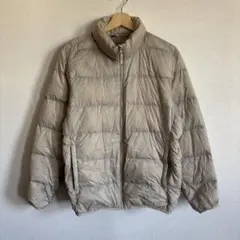 UNIQLO ユニクロ　ウルトラライトダウンジャケット　ベージュ系　Mサイズ