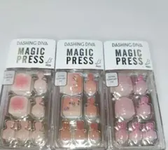 DASHING DIVA MAGIC PRESS ネイルチップ 3セット