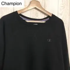 Champion チャンピオン スウェットシャツ 黒 オールブラック 101