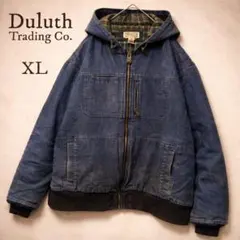 Duluth Trading デニムパーカー XL チェック ダック生地 古着