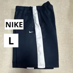 NIKE ジャージ ハーフパンツ ネイビー　レディースLのサムネイル