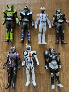 仮面ライダードライブ　ソフビ7体セット
