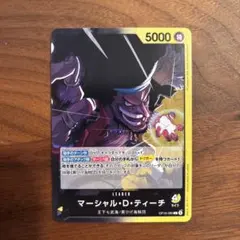 24h以内発送】ワンピースカード ティーチ 交流会プロモver.新四皇