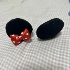 ミニーのヘアクリップ