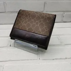 NINA RICCI 財布 折り財布 総柄 ブラウン レザー walletのサムネイル