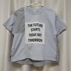 ブランシェス　ストライプTシャツ　100