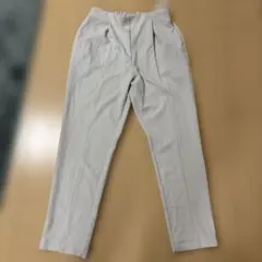 新品 K シルバーグレー ゴムウエスト カジュアルパンツ 1 S 組曲