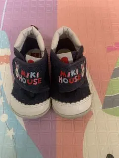 MIKI HOUSE ベビーシューズ 12.5cmネイビー