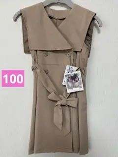 バースデイ　tiny manon タイニーマノン　トレンチ風ベスト　100