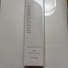 MENARD FAIRLUCENT 薬用ブライトニングパック 110g - メルカリ
