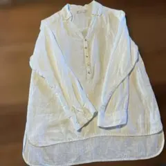fog linen work フォグリネンワーク シャツ　スキッパー　9分袖のサムネイル