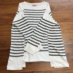 デニムダンガリー　ボーダー　カットソー　02