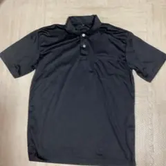 メンズ　黒のポロシャツ LLサイズ　ポケット一つ