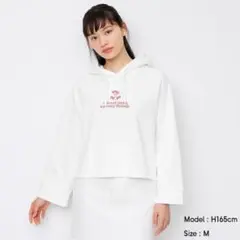 SANRIO GU スウェットプルパーカマイメロ　ホワイト　白　長袖　新品